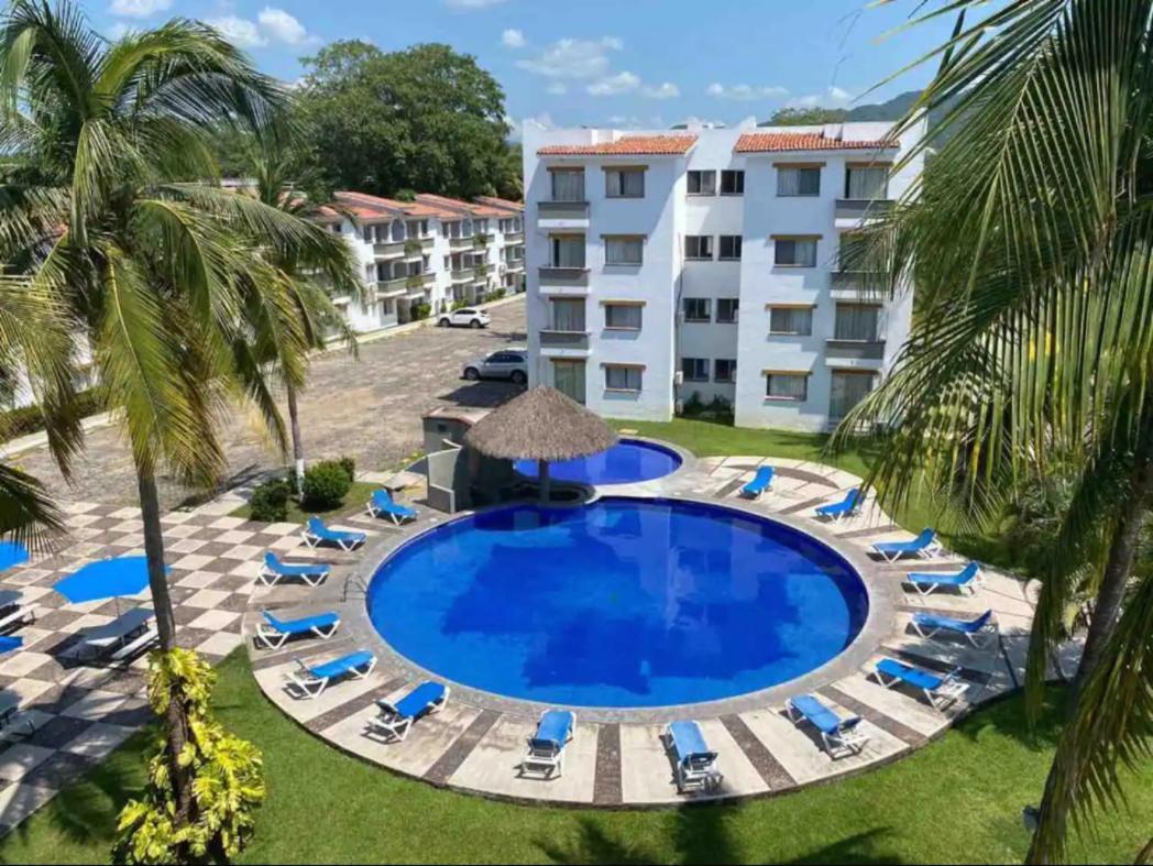 Hermoso Condominio Con Alberca Y Club De Playa!! Manzanillo Bagian luar foto