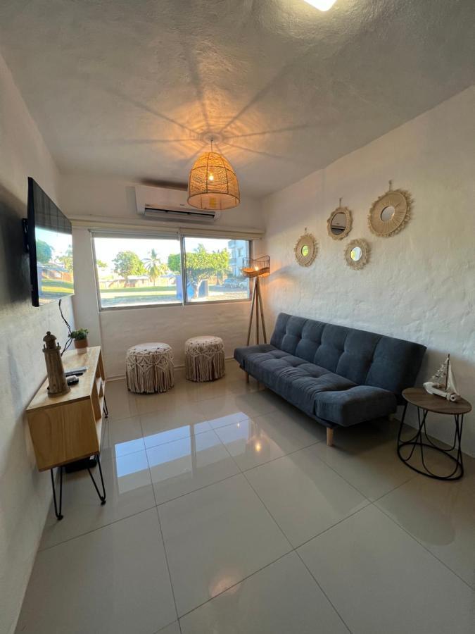 Hermoso Condominio Con Alberca Y Club De Playa!! Manzanillo Bagian luar foto