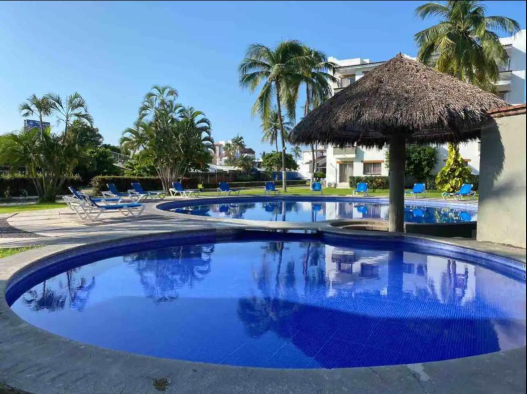 Hermoso Condominio Con Alberca Y Club De Playa!! Manzanillo Bagian luar foto